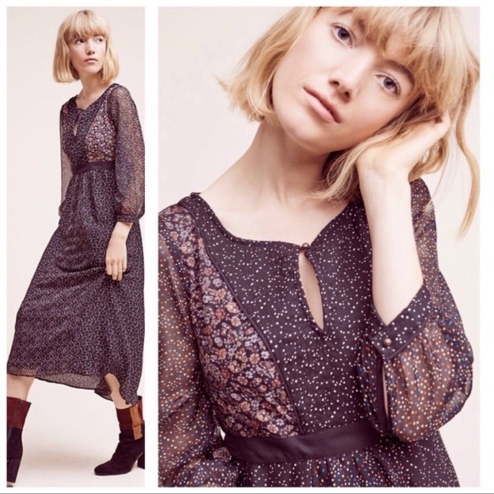 Anthropologie Floreat Countryside Maxi Dress - 6 - NWT
